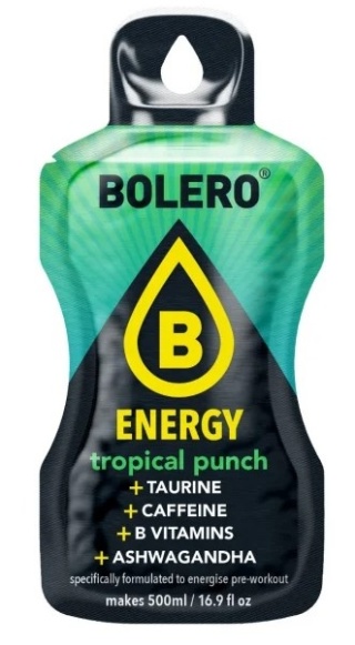 Bolero Drink Energy Tropical Punch 14g na 500ml