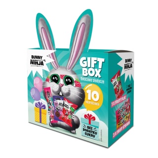 Bunny Ninja Gift Box Zestaw owocowych słodyczy 108g ZESTAW