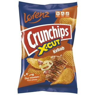 CRUNCHIPS Chipsy X-CUT Kebab 130g LORENZ