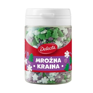 DELECTA posypka MROŹNA KRAINA mix dekoracji 48g