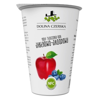 DOLINA CZERSKA NFC Sok tłoczony JABŁKO-JAGODA 195ml 20x kubek