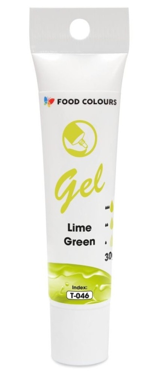 FOOD COLOURS Barwnik spożywczy Gel w tubce T-046 Lime Green 30g