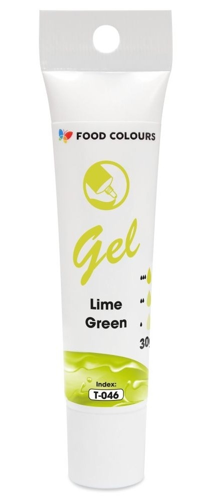 FOOD COLOURS Barwnik spożywczy Gel w tubce T-046 Lime Green 30g