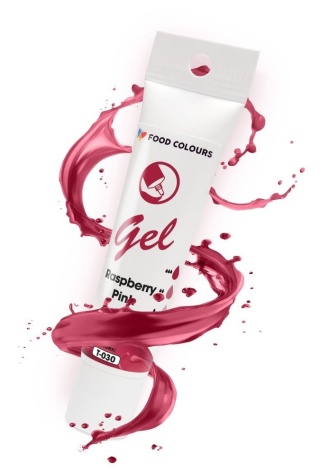 FOOD COLOURS Barwnik spożywczy Gel w tubce T-030 Raspberry Pink 30g