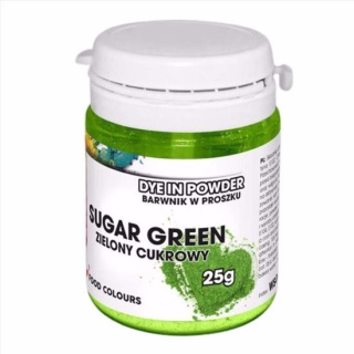 FOOD COLOURS Barwnik w proszku WS-P-057 Zielony cukrowy 25g