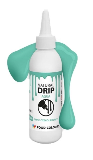 FOOD COLOURS Drip czekoladowy polewa zastygająca AQUA 100ml