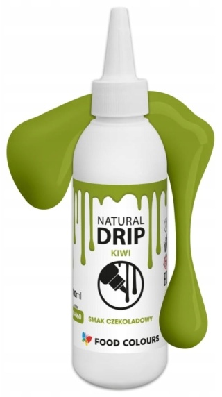 FOOD COLOURS Drip czekoladowy polewa zastygająca KIWI 100ml