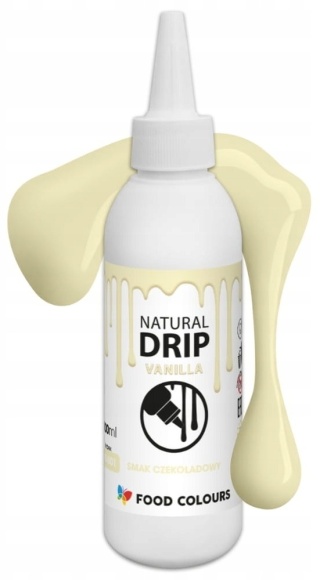FOOD COLOURS Drip czekoladowy polewa zastygająca VANILLA 100ml