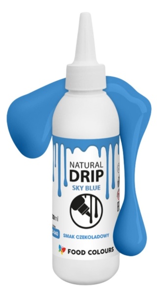 FOOD COLOURS Drip czekoladowy polewa zastygająca SKY BLUE 100ml