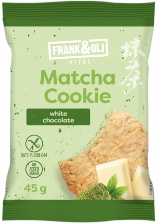 FRANK&OLI Matcha Cookie with white chocolate 45g