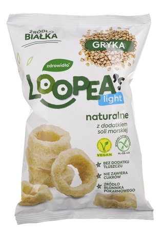 Loopea’s Chrupki z gryki z dodatkiem soli morskiej 42g