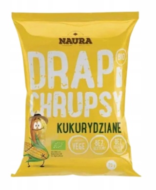 NAURA Chrupki kukurydziane naturalne BIO bezglutenowe 70g