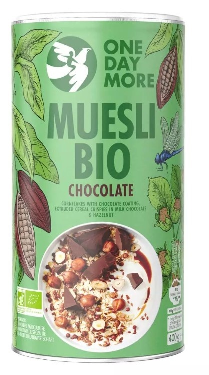 OneDayMore Musli Bio Czekoladowe 400g