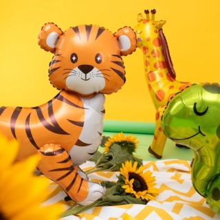 PartyPal Balon foliowy stojący Tygrysek 58x56cm