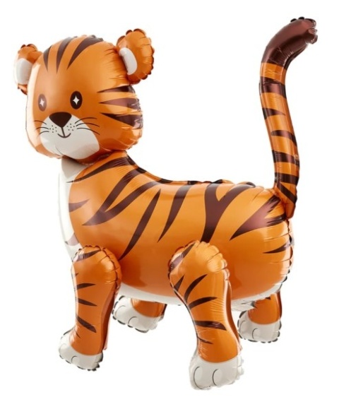 PartyPal Balon foliowy stojący Tygrysek 58x56cm