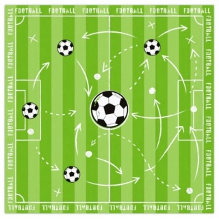 PartyPal Serwetki piłka nożna Football 10szt.