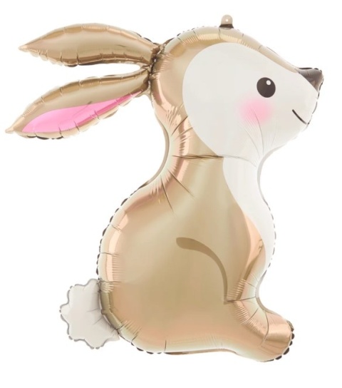 PartyPal Balon foliowy Zając 67x80cm 1szt.