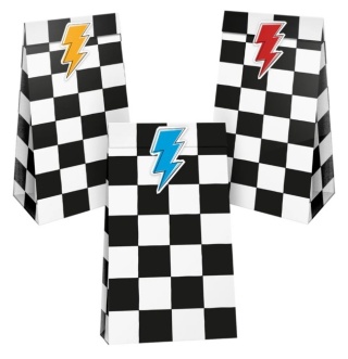 PartyPal Torebki na cukierki i przekąski Wyścigówki 6 szt.