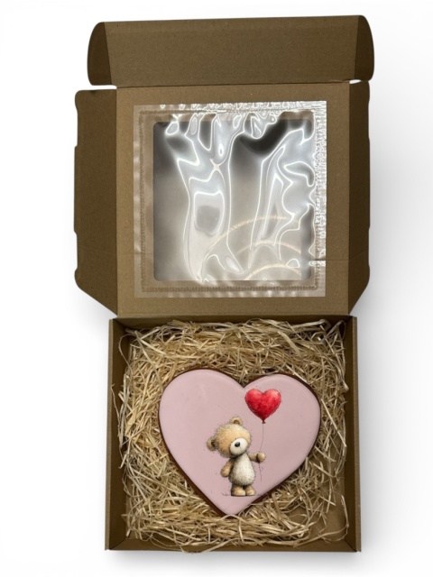 Piernik serce walentynkowe. Walentynki prezent