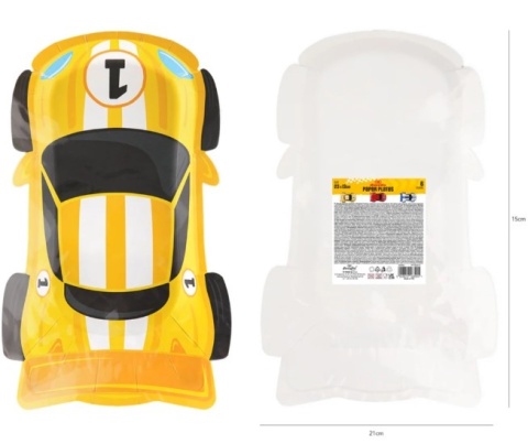 PartyPal Talerzyki papierowe Wyścigówki 6 szt. zestaw