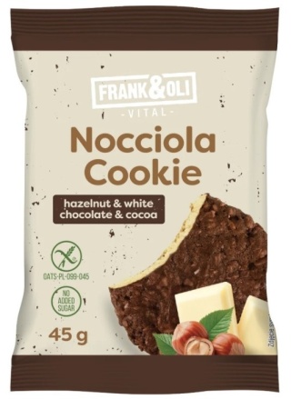 FRANK&OLI Nocciola Cookie Hazelnut white chocolate cocoa 45g