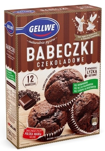 GELLWE Babeczki czekoladowe 300g