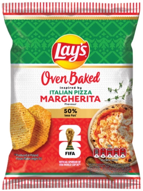 LAY'S OVEN BAKED Chipsy o smaku pizzy margherity 110g