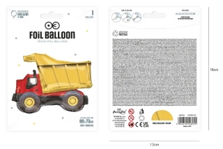 PartyPal Balon foliowy Ciężarówka 86x73cm