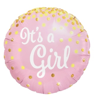 PartyPal Balon foliowy It's a girl 18cali