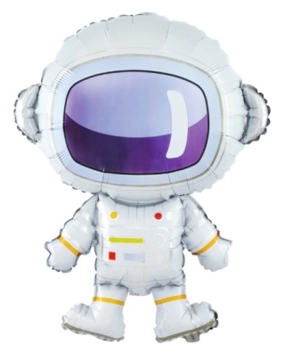PartyPal Balon foliowy Astronauta 60x84cm