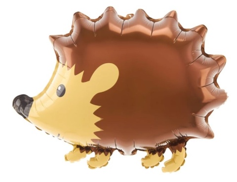 PartyPal Balon foliowy Jeż 55x49cm
