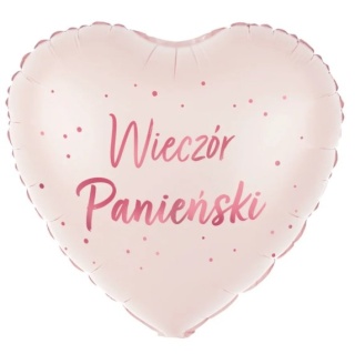 PartyPal Balon foliowy Serce Wieczór Panieński 18 cali