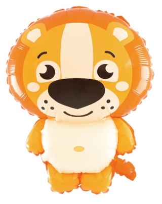 PartyPal Balon foliowy Lew 45x63cm