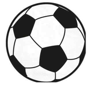 PartyPal Serwetka Piłka Nożna 10szt.