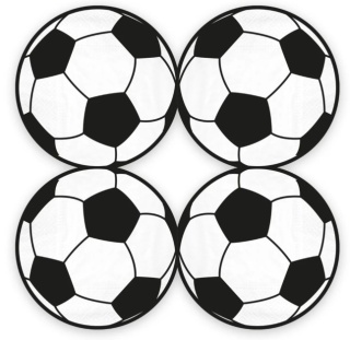 PartyPal Serwetka Piłka Nożna 10szt.