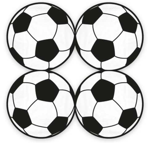PartyPal Serwetka Piłka Nożna 10szt.