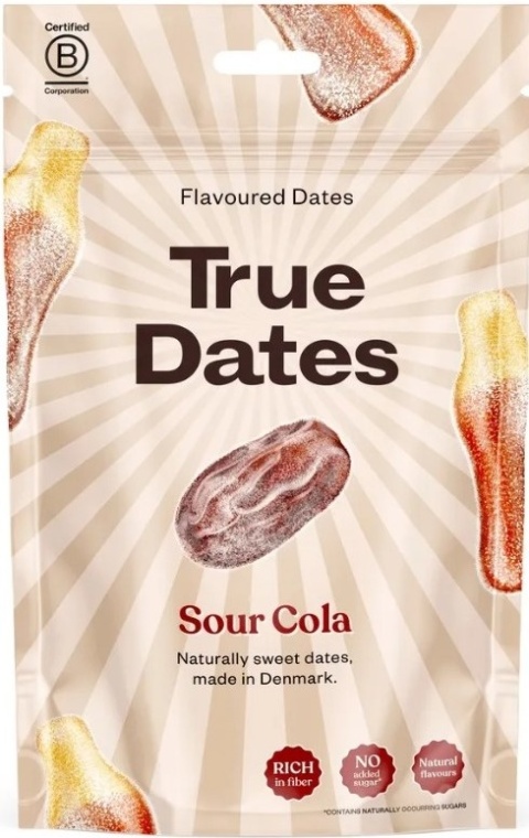 True Dates Daktyle o smaku kwaśnej coli bez dodatku cukru 100g