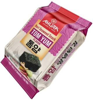 AKURA Przekąska nori o smaku tom yum 4,5 g