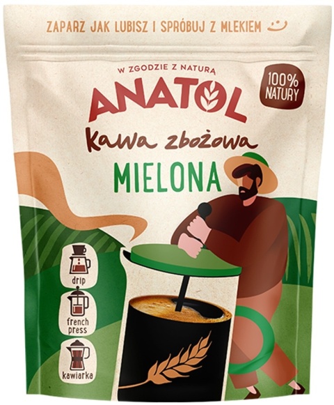 ANATOL Kawa zbożowa drobno mielona 180g