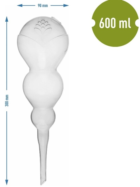 BROWIN Kula nawadniająca potrójna przezroczysta 600 ml