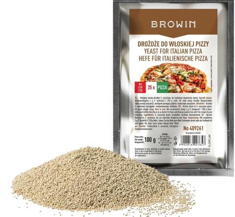 BROWIN Suszone drożdże do pizzy włoskiej 100 g