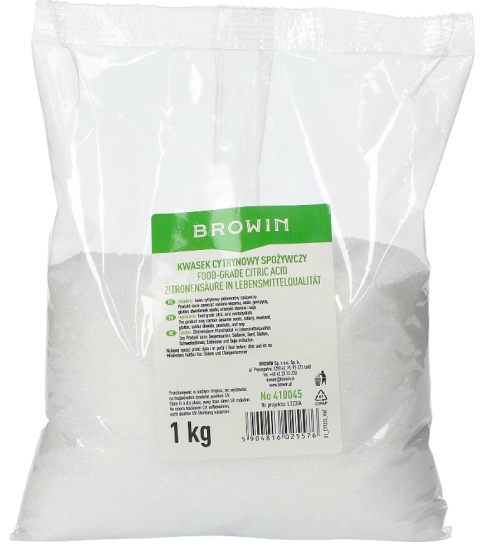 BROWIN Kwasek cytrynowy spożywczy 1kg