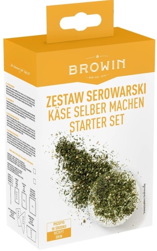 BROWIN Zestaw serowarski - młody serowar