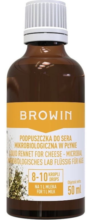 BROWIN Podpuszczka do sera mikrobiologiczna w płynie 50ml