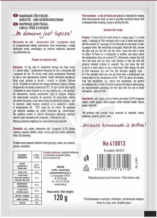 BROWIN Marynata do ryb mieszanka ziół i przypraw 120g
