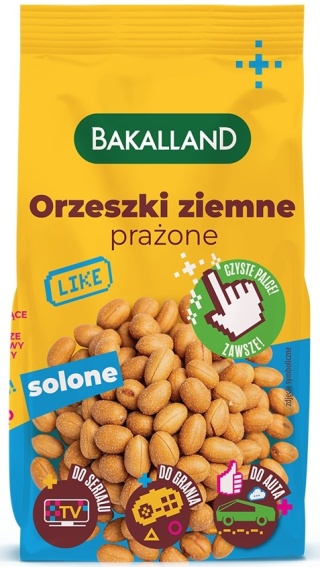 Bakalland Orzeszki arachidowe prażone solone 140g