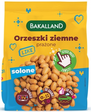 Bakalland Orzeszki arachidowe prażone solone 350g