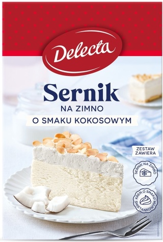 Delecta Sernik na zimno smak kokosowy 200g