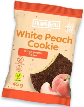 FRANK&OLI Ciastko White Peach Cookie 45g