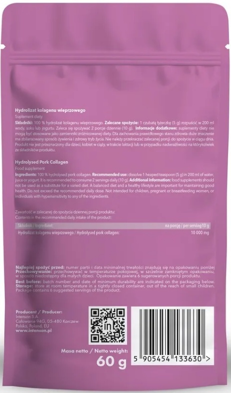 INTENSON Kolagen 10000mg w proszku 60g